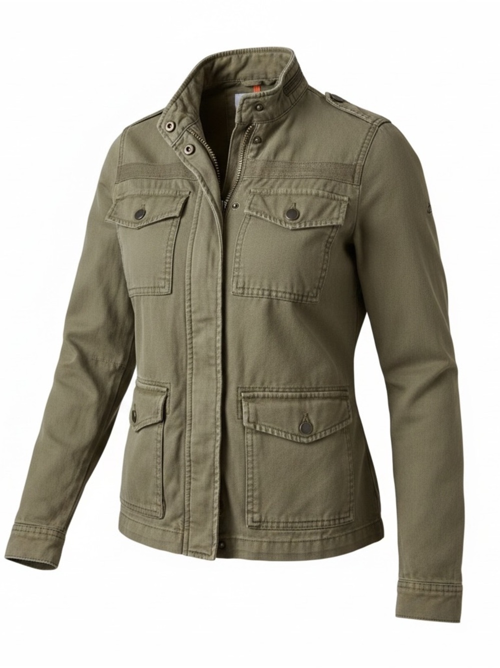 Free people Olive Utility Jacket - Women's Military Field Coat